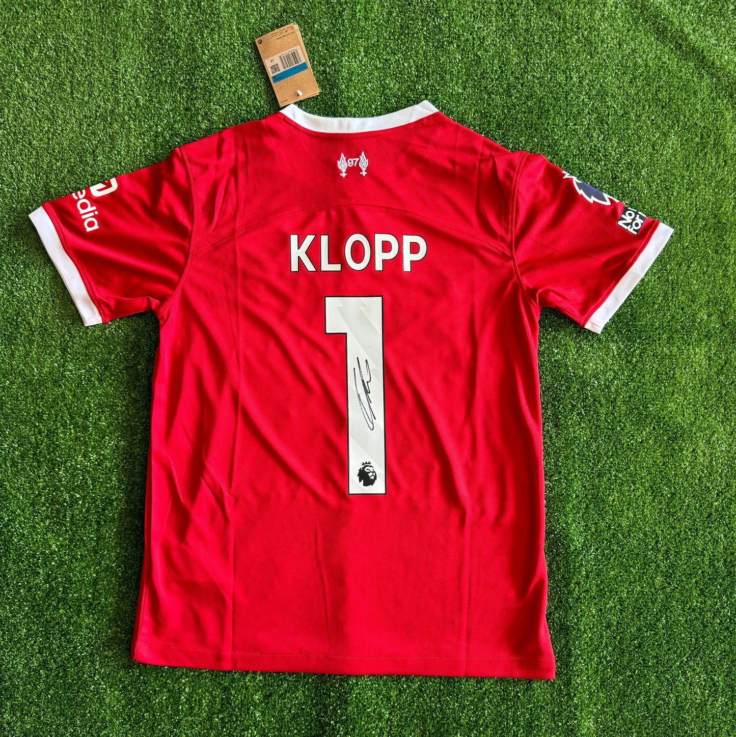 Jürgen Klopp Liverpool 2023/2024 Signed Home Shirt