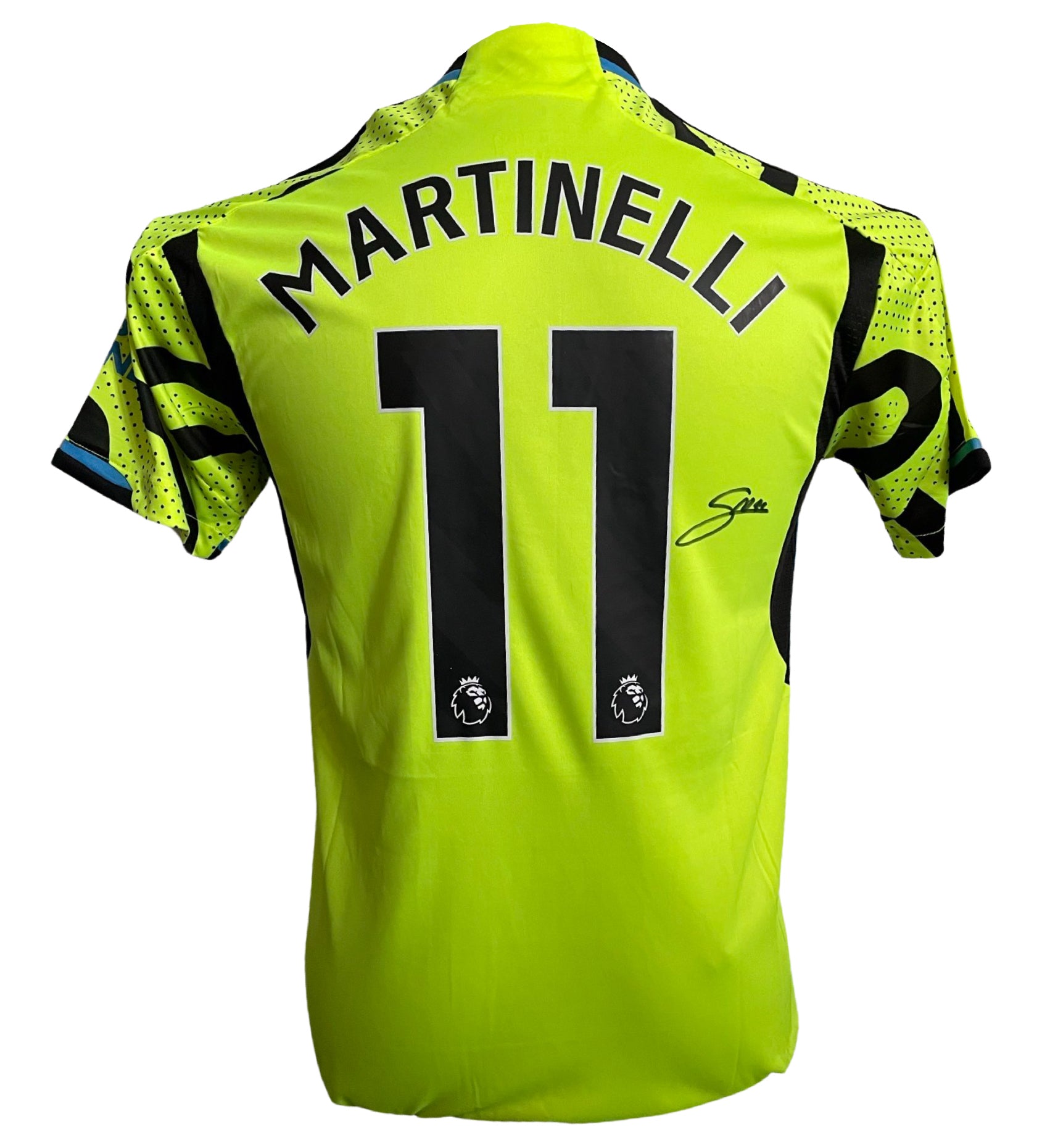 Gabriel Martinelli Signed Arsenal 20232024 Away Shirt Dbmemorabilia 2959