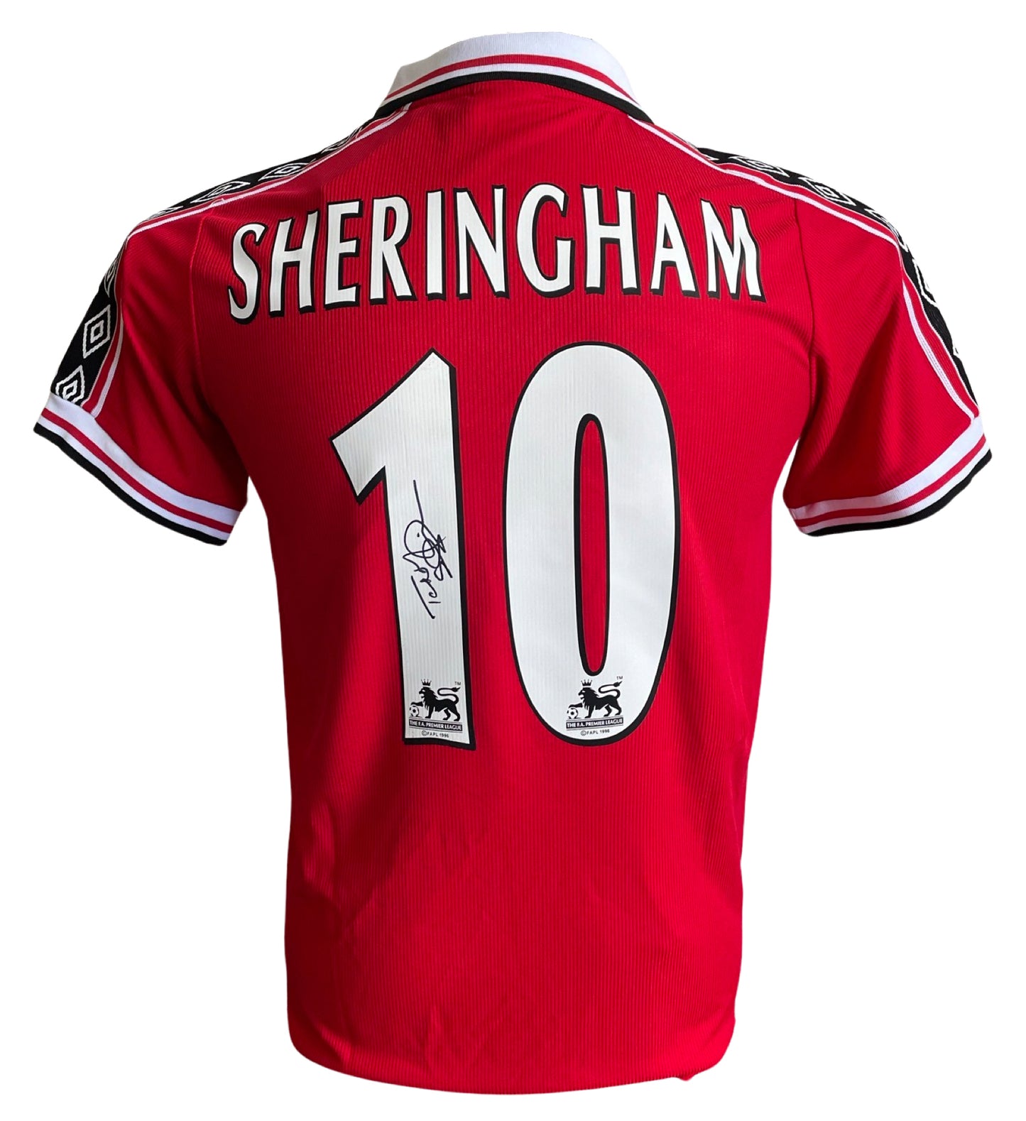 Teddy Sheringham Signed Manchester United 1998/1999 Home Shirt