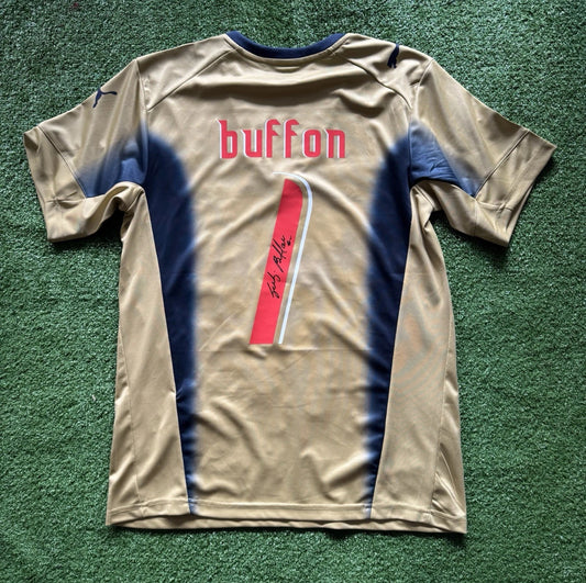 Autographed/Signed Gianluigi Buffon Italy Auto Soccer Jersey PRIVATE SIGNING
