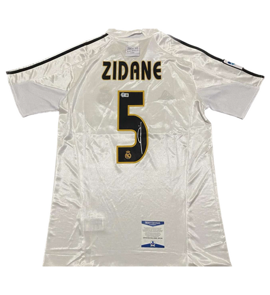 Zidane signed shirt