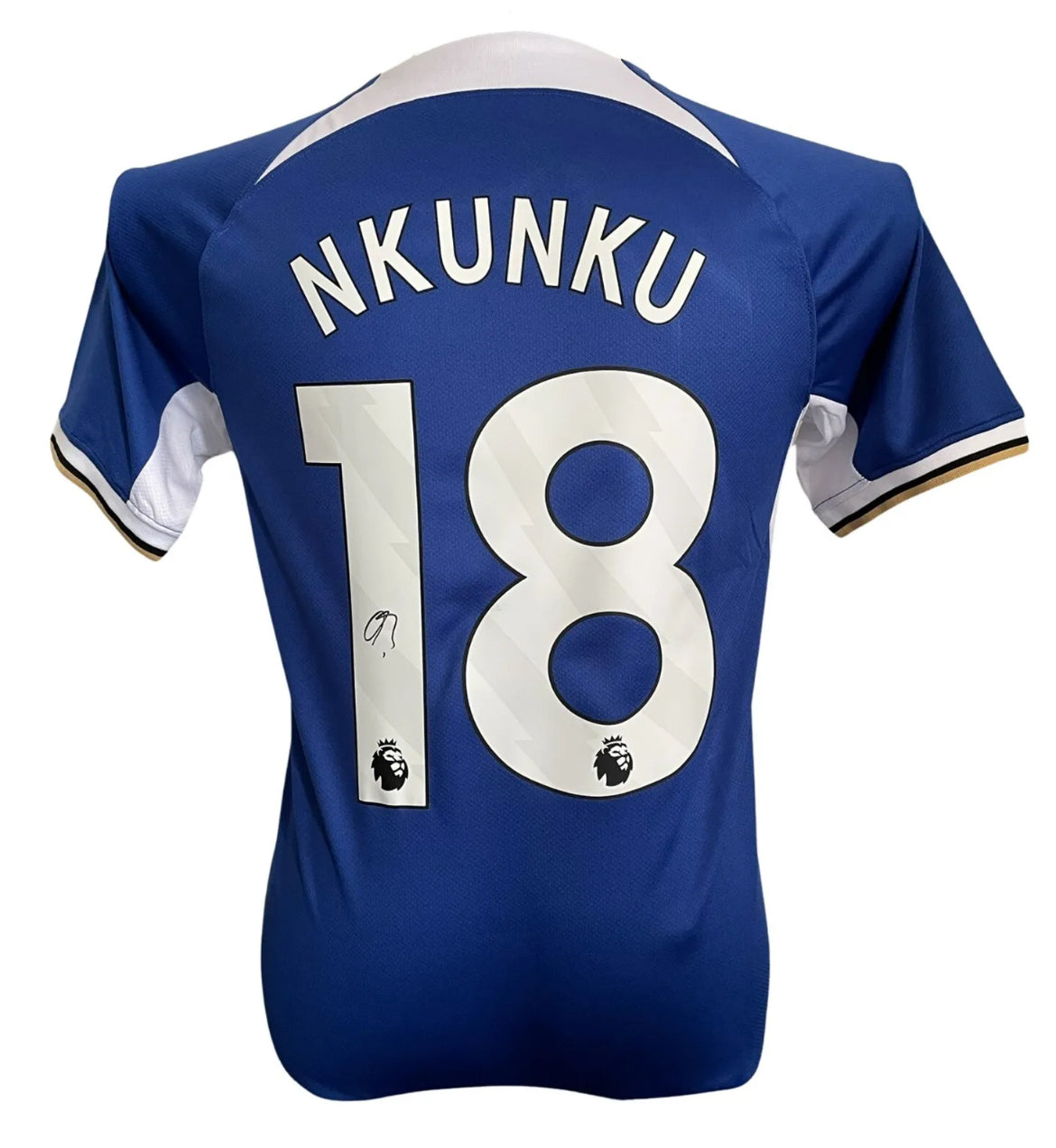 Chistopher Nkunku Signed Chelsea 2023/2024 Home Shirt