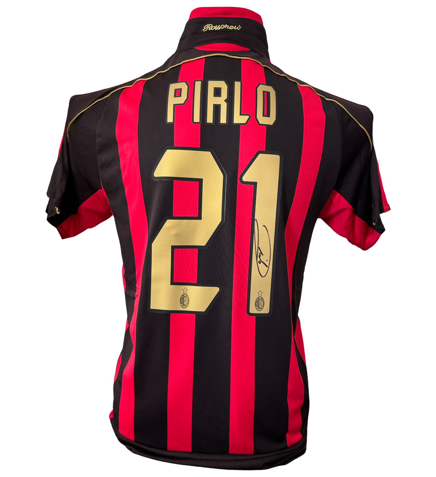 Andrea Pirlo Signed Adidas AC Milan Jersey