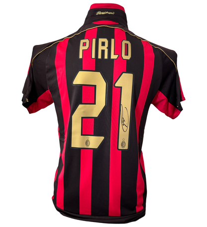 Andrea Pirlo Signed Adidas AC Milan Jersey