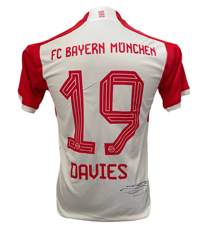 Alphonso Davies Signed 2023/2024 Bayern Munich Signed Jersey