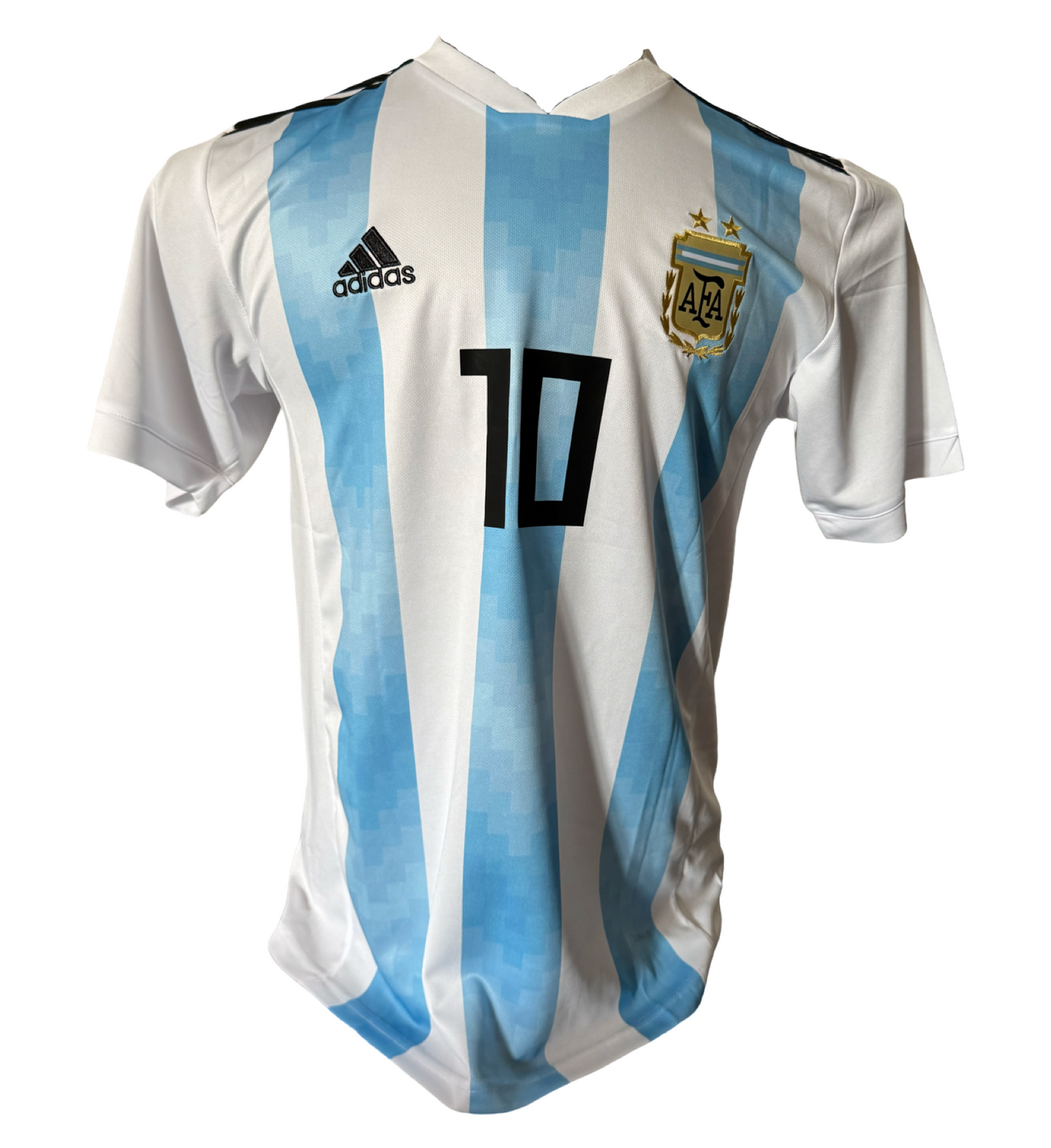 Leo Messi Argentina Hand Signed Jersey Beckett Coa