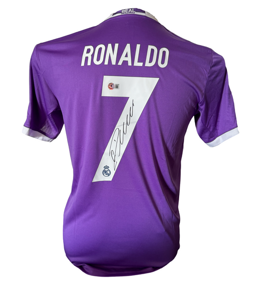 Cristiano Ronaldo Signed 2017 Real Madrid shirt