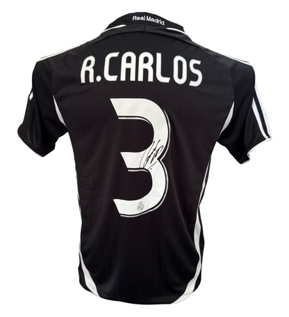 Roberto Carlos Signed Autographed Real Madrid 2006/07 Away Jersey