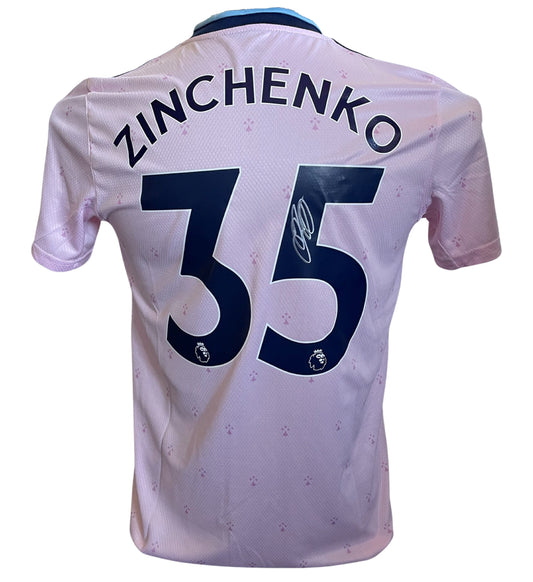 Oleksandr Zinchenko Signed Arsenal 2022/2023 Third Shirt