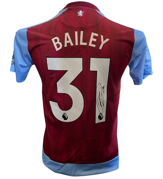 Leon Bailey Signed Aston Villa 2023/2024 Home Shirt