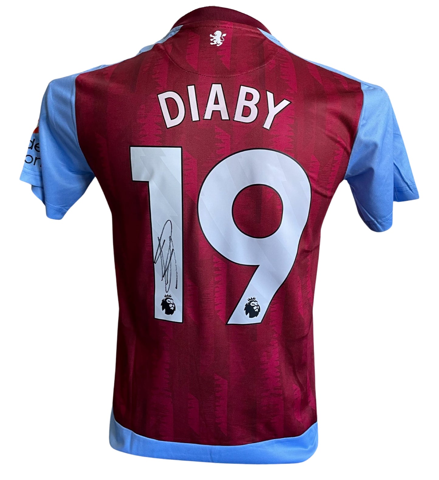 Moussa Diaby Signed Aston Villa 2023/2024 Home Shirt