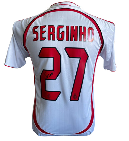 Serginho Signed AC Milan 2008 Away UCL Finals Shirt