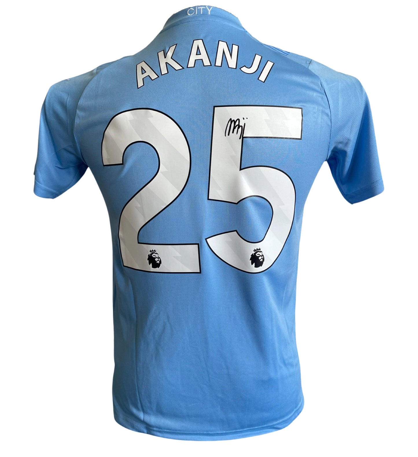 Manuel Akanji Signed Manchester city 2023/2024 Home Shirt