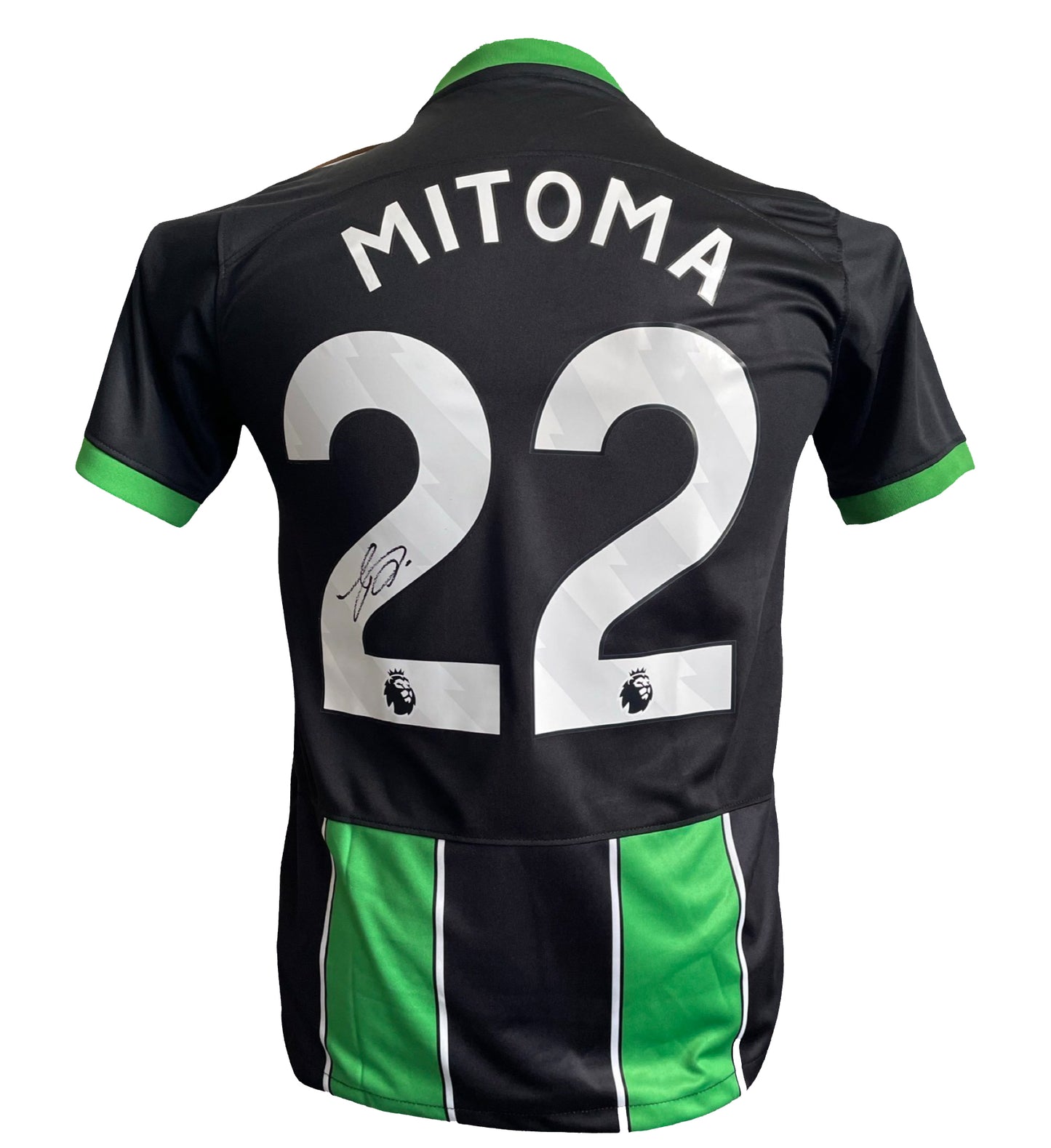 Kaoru Mitoma Signed Brighton 2023/2024 Away Shirt