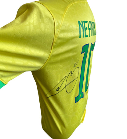 Neymar Junior Signed World Cup 2022 Home Shirt