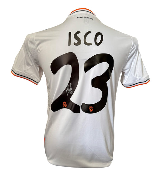 Isco Signed Shirt, Real Madrid Champions League Winners 2014
