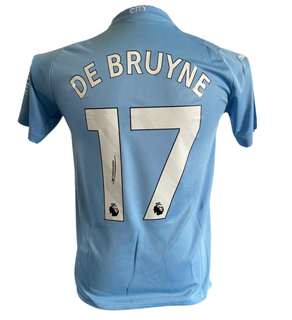 Kevin De Bruyne Signed Manchester city 2023/2024 Home Shirt