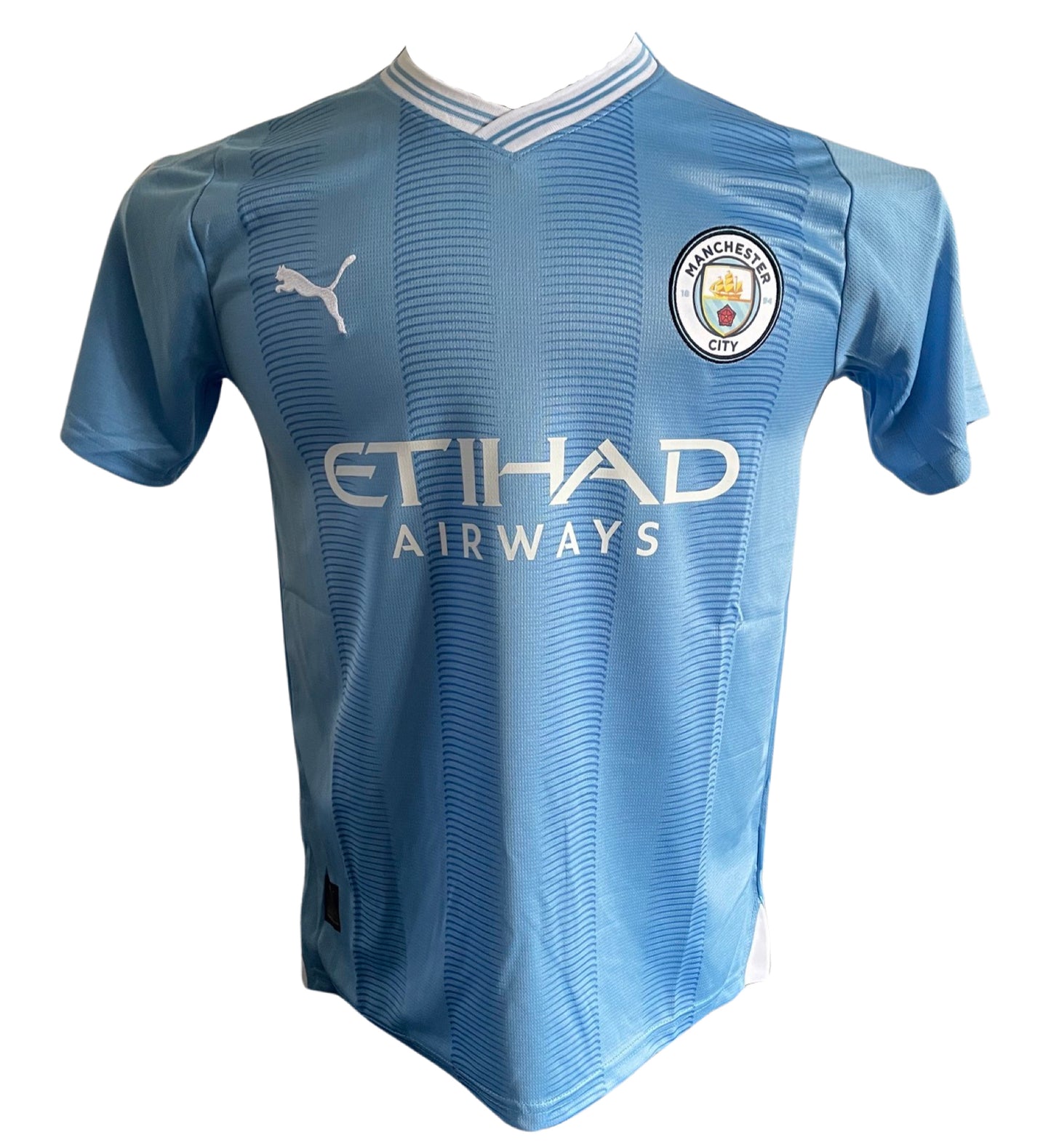 Pep Guardiola Signed Manchester City 2023/2024 Home Shirt