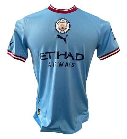 Pep Guardiola Signed Manchester City 2022/2023 Home Shirt