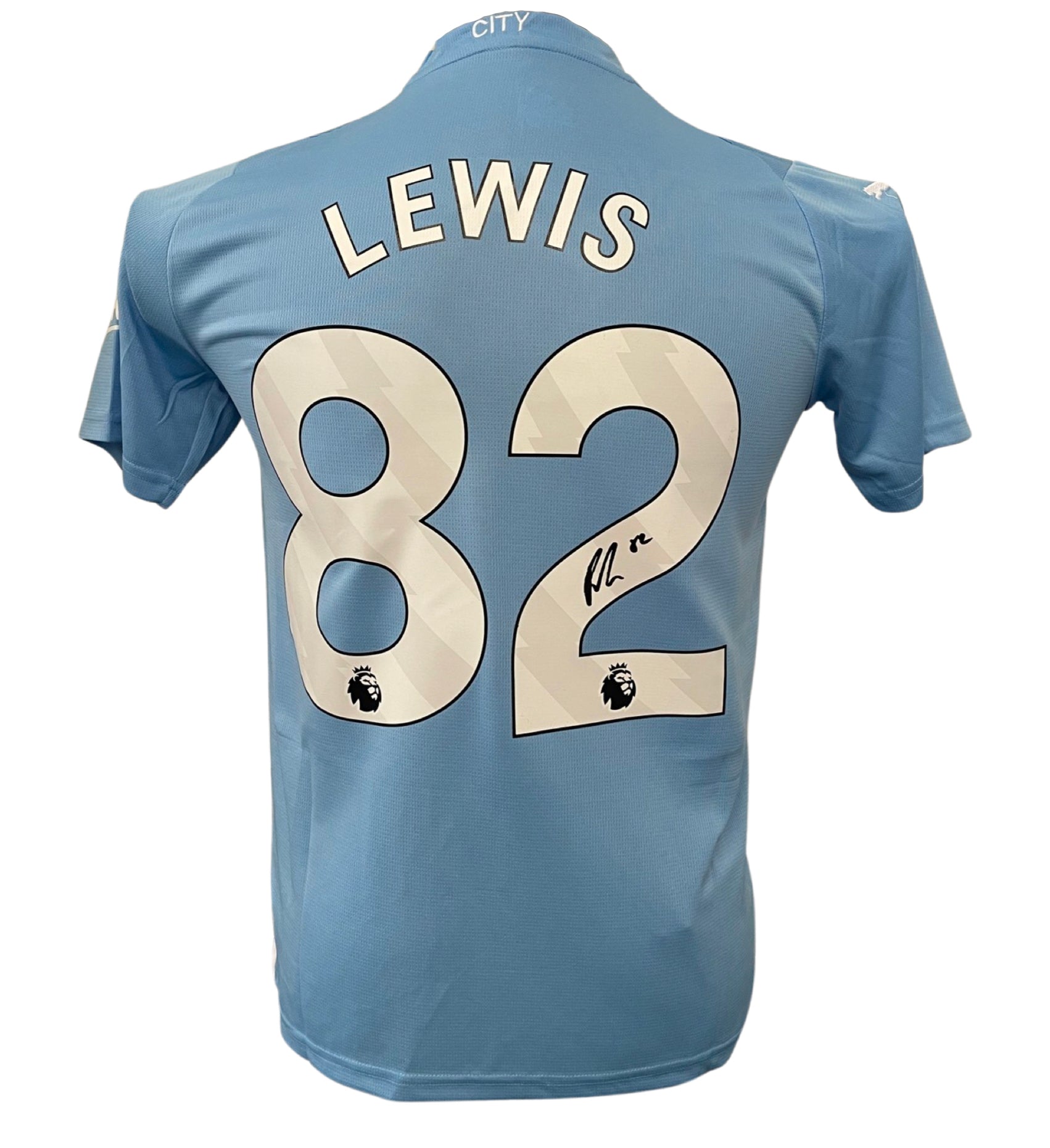 Rico Lewis Signed Manchester City 2022/2023 Home Shirt