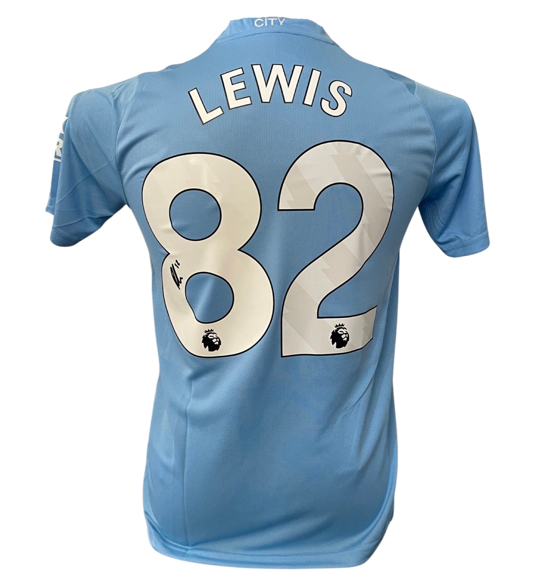 Rico Lewis Signed Manchester City 2022/2023 Home Shirt