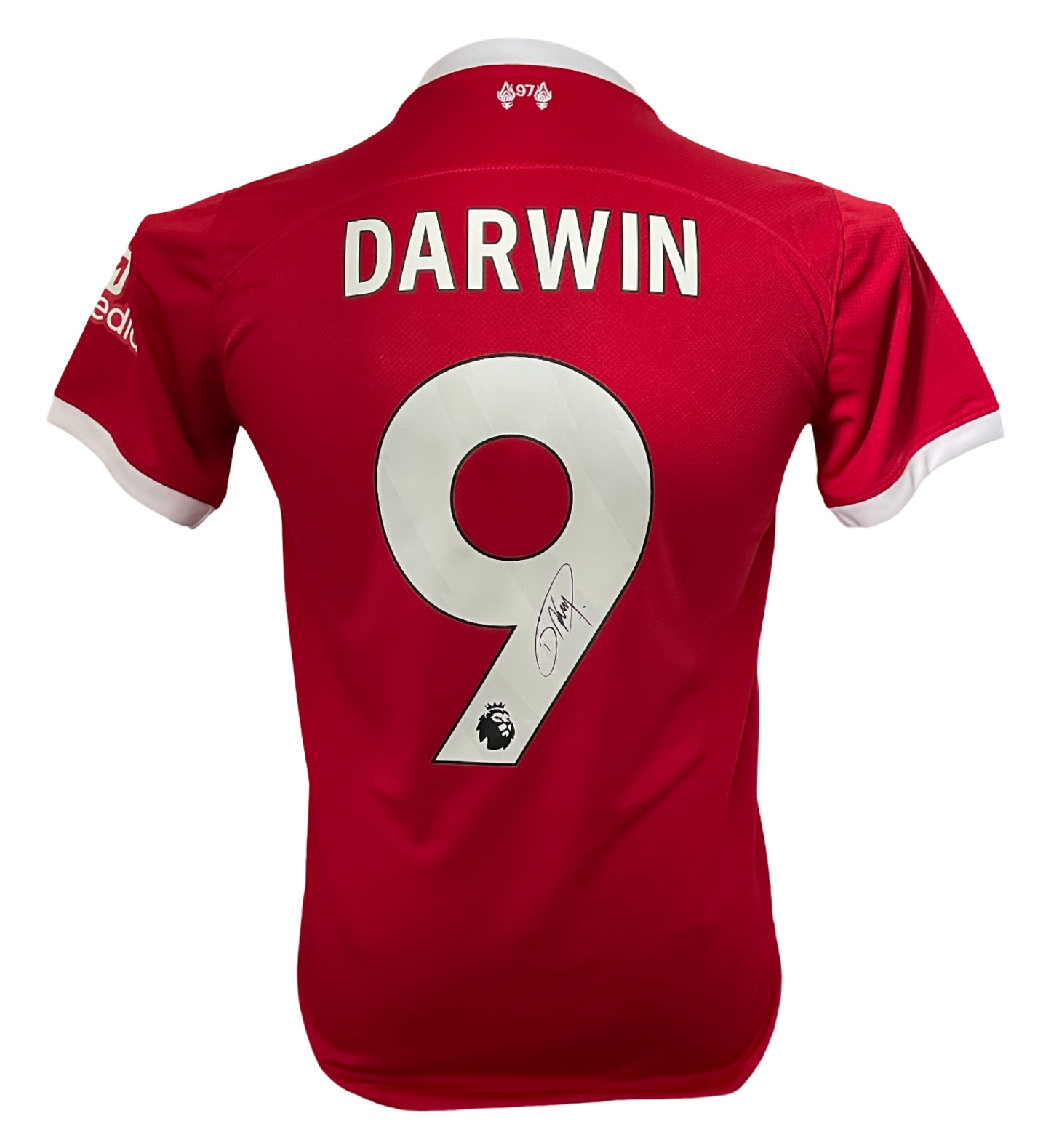 Darwin Núñez Liverpool 2023/2024 Signed Home Shirt