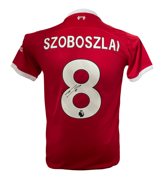 Szoboszlai Liverpool 2023/2024 Signed Home Shirt