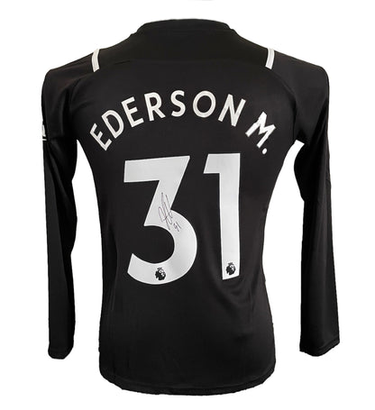 Ederson Signed Manchester City 2021/2022 Shirt