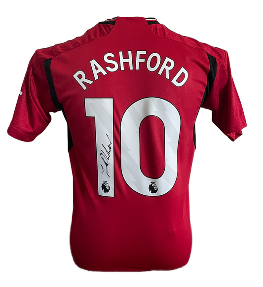 Marcus Rashford Signed Manchester United 2023/2024 Home Shirt