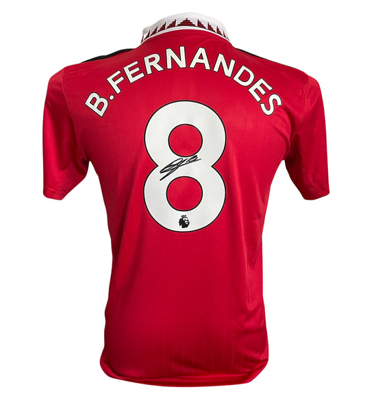 Bruno Fernandes Signed Manchester united 2022/2023 Home Shirt