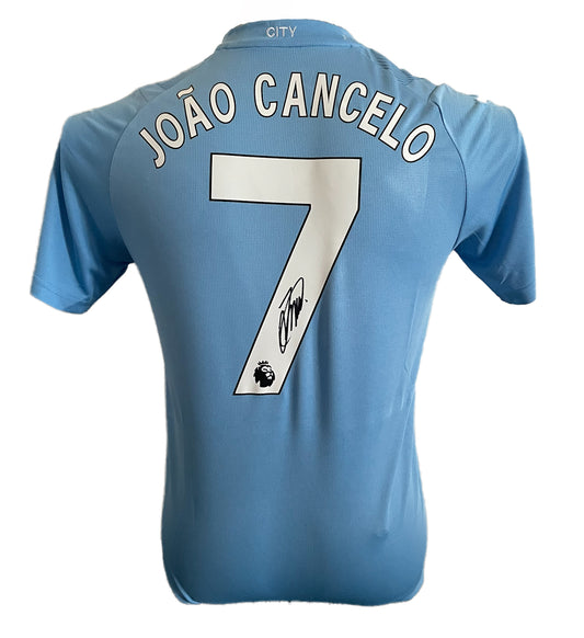 João Cancelo Signed Manchester city 2023/2024 Home Shirt