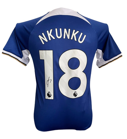 Chistopher Nkunku Signed Chelsea 2023/2024 Home Shirt