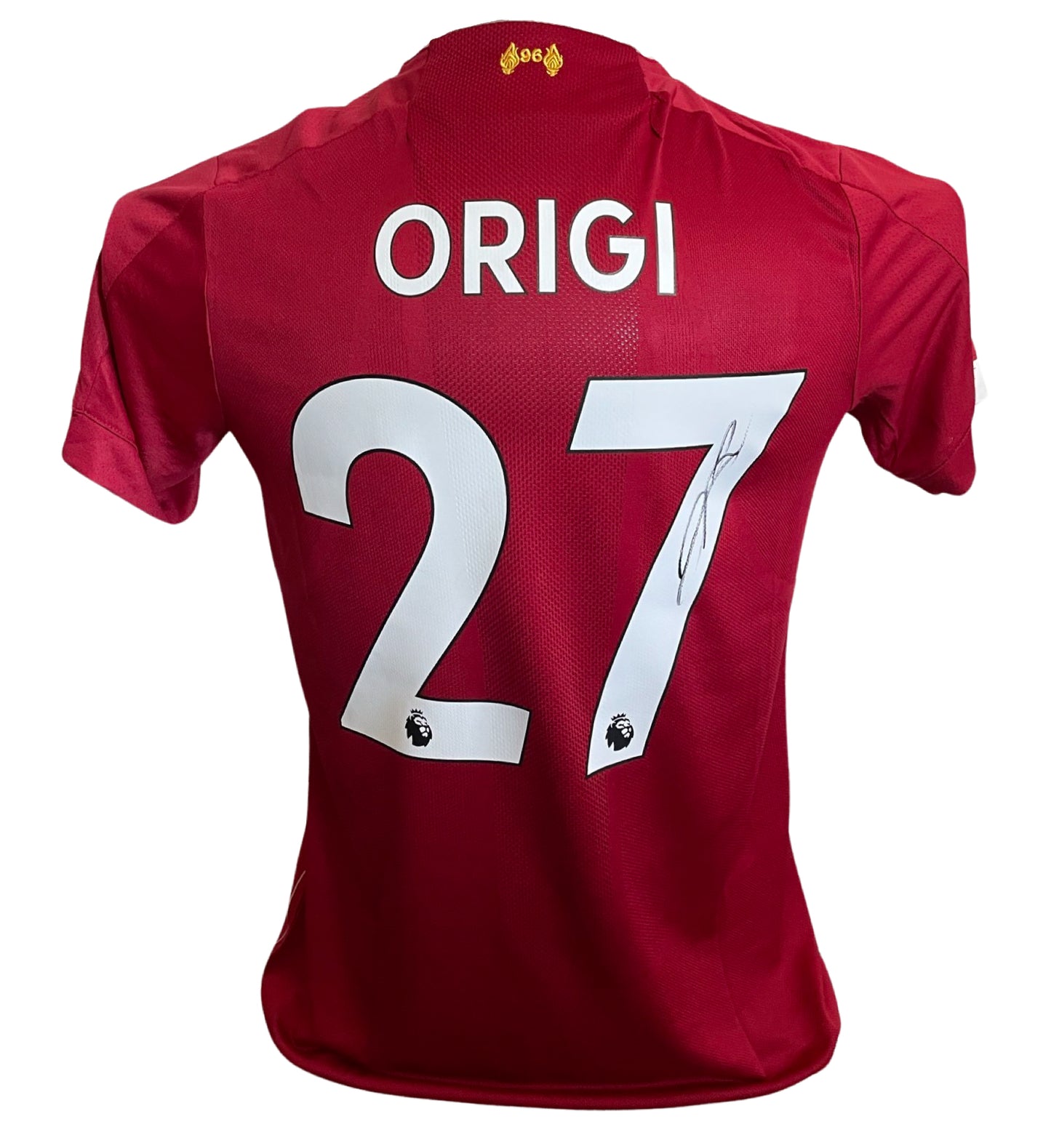 Divock Origi Liverpool 2019/2020 Signed Home Shirt