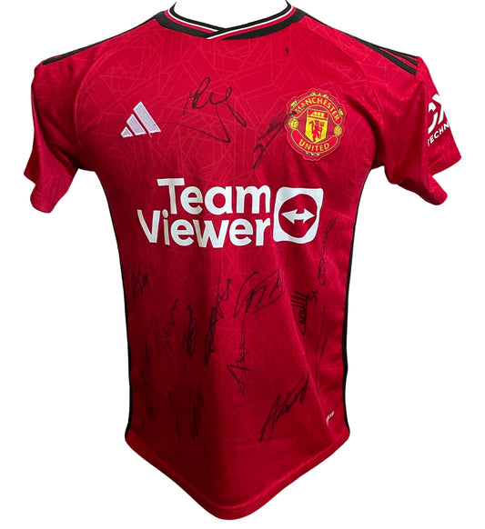 Multi Signed Manchester United 2023/2024 Home Shirt