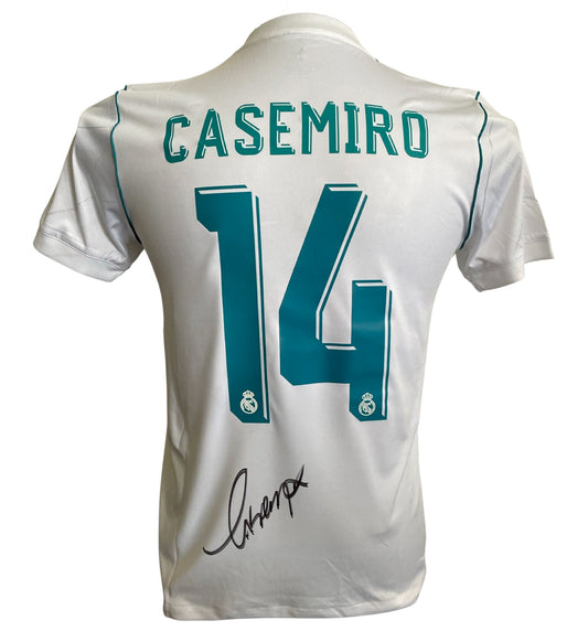 Carlos Casemiro Signed Real Madrid 2017/ 2018 Home Shirt