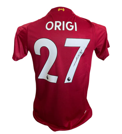 Divock Origi Liverpool 2019/2020 Signed Home Shirt