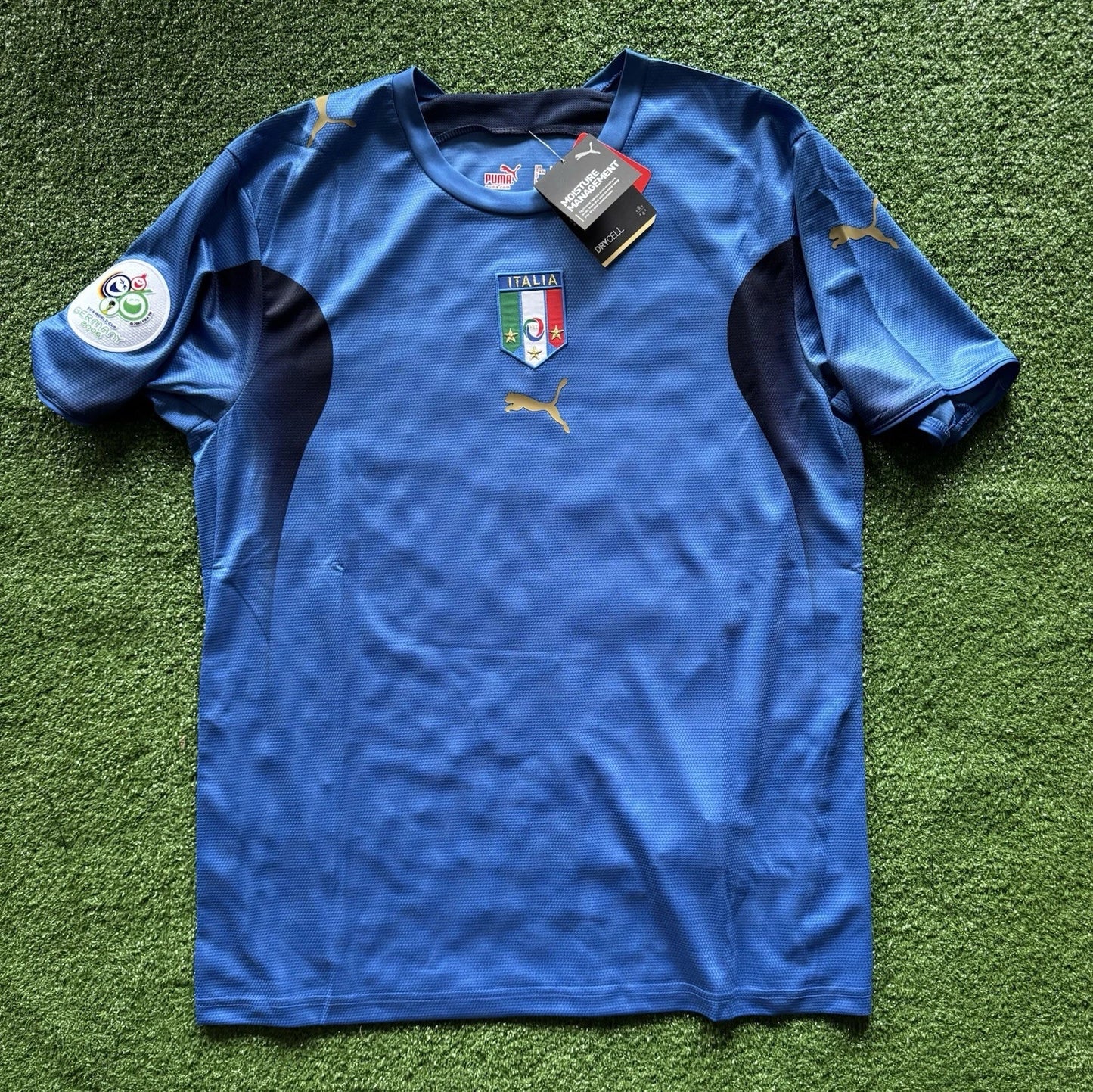 Signed Andrea Pirlo 2006 Home Italy World Cup Final Jersey