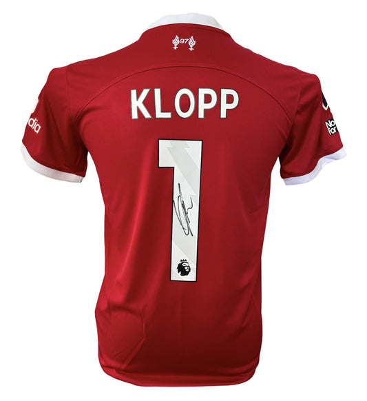 Jürgen Klopp Liverpool 2023/2024 Signed Home Shirt